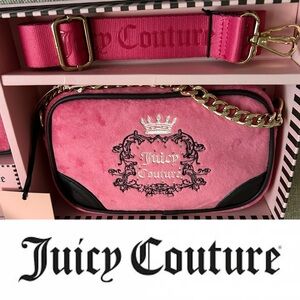 Gorgeous, juicy couture 3 pc crossbody boxed set🩷